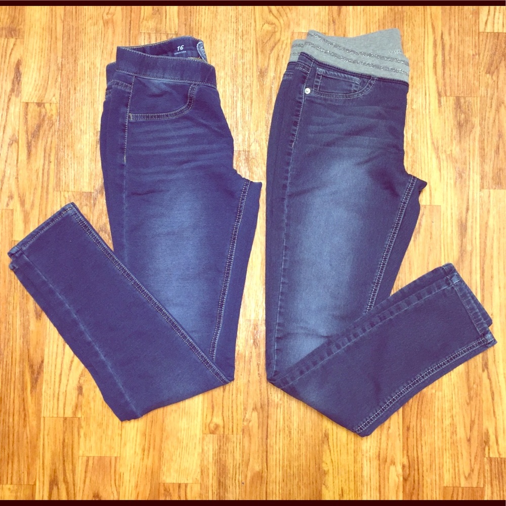 2 pairs GIRLS SO Jeggings - size 16